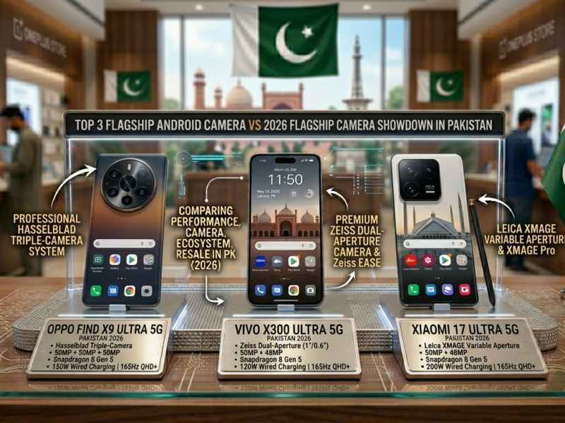 Top 3 Flagship Android Camera Phones in Pakistan 2026 — Oppo, Vivo, Xiaomi